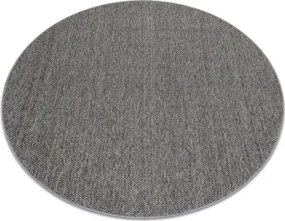 Image de Tapis CASABLANCA LOOM cercle gris, bouclé, doux intérieur et extérieur gris cercle 150 cm