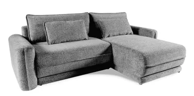 Produktbild von MASIVO Ecksofa mit Schlaffunktion Grau 264x172x93 cm – Universal Couch mit Bettfunktion 212x150 cm