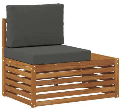 Zdjęcie produktu dla vidaXL Sofa ogrodowa Naturalna 91 x 63 x 73 cm Lite drewno akacjowe