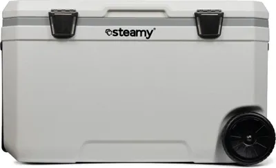 Produktbild von Steamy Marine 70 Roller, Kühlbox mit Rollen, 70L, Weiß