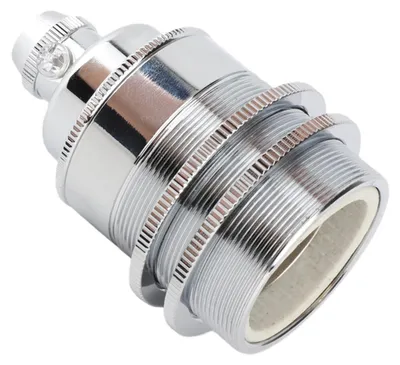 E27 Lampenfassung Vintage Kupfer Chrom für Lampen