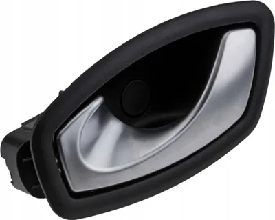 Imagen del producto de Manija interior para puerta izquierda, compatible con Renault, Opel, Nissan y Fiat, color gris mate
