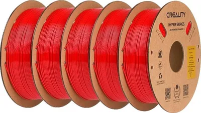 Immagine prodotto di filamento per stampante 3D, tenacità, resistenza chimica, rosso 5 kg