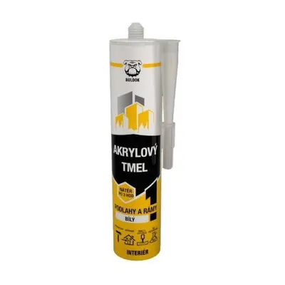 Obrázek produktu pro Akrylový tmel bílý 280 ml, BULDOK
