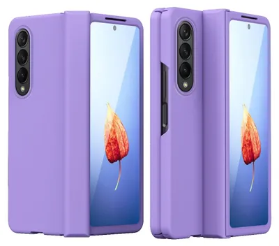 Produktbild von Für Samsung Galaxy Z Fold4 5G Kunststoff Handy Tasche Etuis Hülle + Glas + Stift