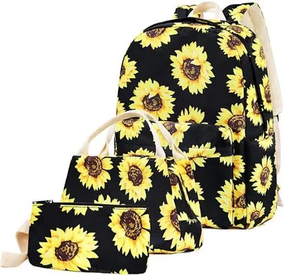 Image de Sac à dos scolaire avec poche pour ordinateur portable et poche zippée