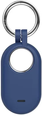 Immagine prodotto di Custodia in silicone compatibile con Samsung SmartTag 2 – Custodia/supporto/portachiavi – Blu