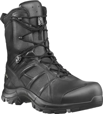 A black HAIX boot is shown against a white background.