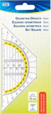 Produktbild von TSI Geometrie-Dreieck klein, 16 cm
