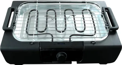 Produktbild von Kynast Tischgrill elektrisch 2000 Watt schwarz Elektrogrill