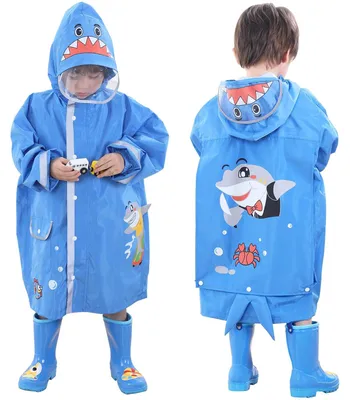 Productafbeelding van Elzusha - Waterdichte Regenponcho voor Kinderen, 2-10 Jaar