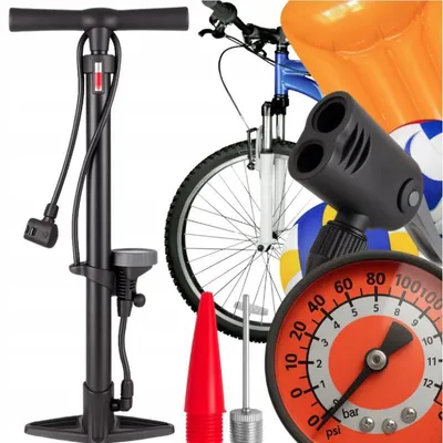 Produktbild von Extralink, Fahrradpumpe für Auto, mit Manometer