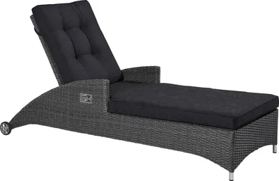 Produktbild von LC Garden »Barcelona« Living Gartenliege grau-mix Sonnenliege Relaxliege