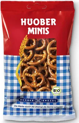 Image de HuoberMini-bretzels croustillants et savoureux avec sel Original 40g