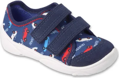 Produktbild von Jungen Turnschuhe Befado 907P162 Blau mit Wagen, Klettverschluss