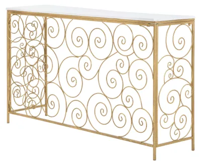 Produktbild von Goris - Konsole, 140x36x82h cm Weiß, ein Regal