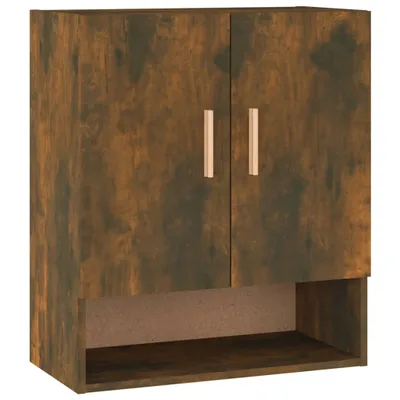 Produktbild von vidaXL Wandschrank Räuchereiche 60x31x70 cm Holzwerkstoff
