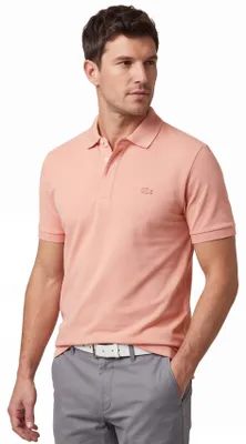 Produktbild von Poloshirt kurzärmelig lachsfarben Lacoste reguläre Passform