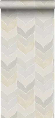 Zdjęcie produktu dla Sanders & Sanders Tapeta motyw graficzny beżowymIszarym 53 cm x 10,05 m