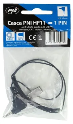 Produktbild von Pni Hf11-kopfhörer Pin 1 Schwarz Schwarz One Size