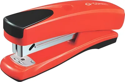 Produktbild von Q-Connect Heftgerät - 20 Blatt, Kunststoff, rot