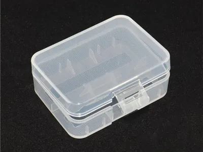 Produktbild von Plastikbox Keeppower D2 für 2x 18500 oder 2x 18350 transparent, Abmessungen beachten