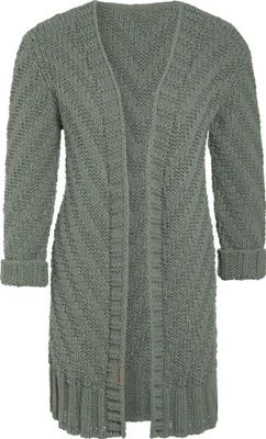 Produktbild von Knit Factory Sally Strickjacke - Urban Green - 36/38
