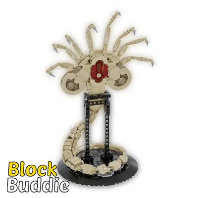 Produktbild von Alien Xenomorph Facehugger Klemmbaustein Set - 740 Teile Sci-Fi Horror Modell