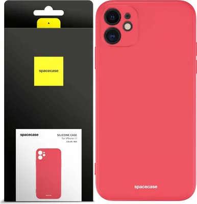 Immagine prodotto di Custodia in silicone SPACECASE Custodia in silicone per iPhone 11 Rosso
