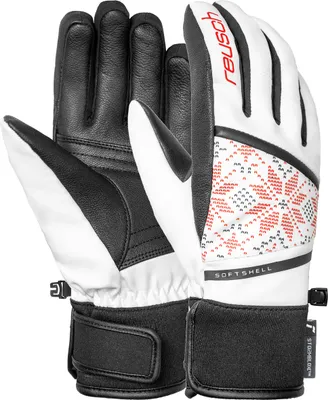 Immagine prodotto di Guanto Reusch Tessa STORMBLOXX™ in materiale impermeabile e traspirante 1038 bianco/rosso snflak 8,5
