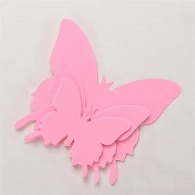 Produktbild von Jumada's – Wandschmetterling – Wand – Raumdekoration – 24er-Set – Rosa
