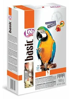 Immagine prodotto di LoLo Pets FOODY VEGGIES AND FRUITS - LARGE TROPICAL VEGGIES AND FRUITS - Alimento per pappagalli di grandi dimensioni 900g