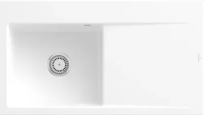 Produktbild von Villeroy & Boch Keramikspüle 335201RW, Subway Style 50 Einbauspüle - inkl.