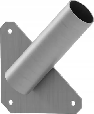 Produktbild von Flaggenhalter für 1 Flagge – rechte Fenstermontage für den Außenbereich, Edelstahl V2A