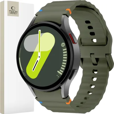 Produktbild von Tech-Protect Silikon Sport Samsung Galaxy Watch 4 / 5 / 5 Pro / 6 / 7 / Fe Army Green