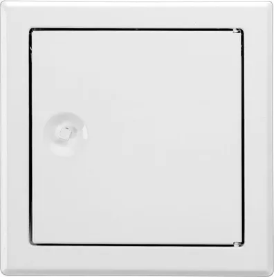 Produktbild von Revisionstür / Revisionsklappe Stahlblech weiß mit Vierkantverschluss 50 x 100 cm