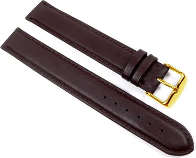 Produktbild von Beach XXXL Ersatzband Uhrenarmband Kalbsleder Dunkelbraun  20453G, Stegbreite:18mm