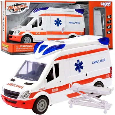 Obrázok produktu pre WOOPIE Záchranná služba – sanitka, nosidlá v sade + zvukové a svetelné signály