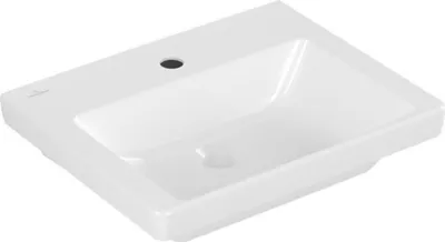 Immagine prodotto di Villeroy & Boch Subway 3.0 lave-mains, 1 trou pour robinet, sans trop-plein, 500x400mm, 4370FG01, 4370FG01