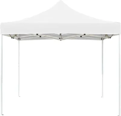 Imagen del producto de vidaXL Tienda de campaña plegable para fiestas, aluminio, 2x2 metros, blanca