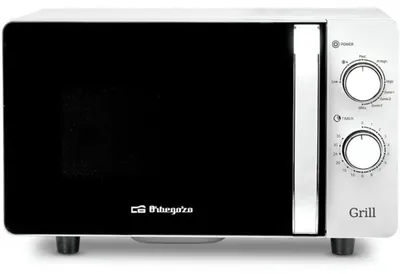 Produktbild von Orbegozo MIG 2070 CE, Arbeitsplatte, Grill-Mikrowelle, 20 l, 700 W, Drehregler, Schwarz, Weiß