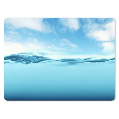 Produktbild von MuchoWow® Mauspad Mousepad Meer - Wolken - Blau 40x30 cm - Mousepads - Maus Mat - Pad - Mausunterlage - Anti Rutsch