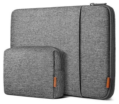 Immagine prodotto di inateck LB01006-15S_GRAY inateck Laptoptasche 16" mit Zubehörtasche LB01006/S1 gray
