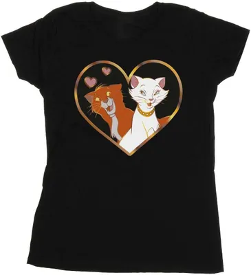 Produktbild von Disney - "The Aristocats" T-Shirt für Damen BI15629 (XL) (Schwarz)