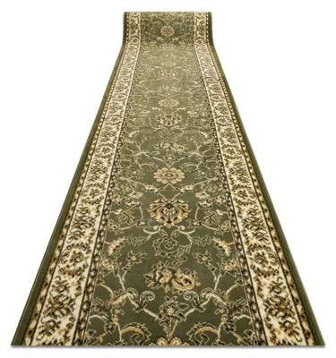 Image de TAPIS DE COULOIR BCF MORAD Klasyk classique olive verte 100 cm vert 100x350 cm