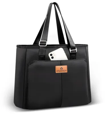 Immagine prodotto di Borsa termica, borsa per il pranzo, borsa da picnic, da donna, 12L, nera, borsa isolante con cerniera