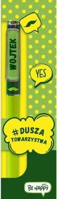 Zdjęcie produktu dla Długopis Pop Art - Wojtek - Be-Happy Gifts