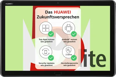 Zdjęcie produktu dla Huawei MediaPad M5 Lite, 25,6 cm (10.1"), 1920 x 1200 px, 32 GB, 3 GB, Android 8.0, Szary