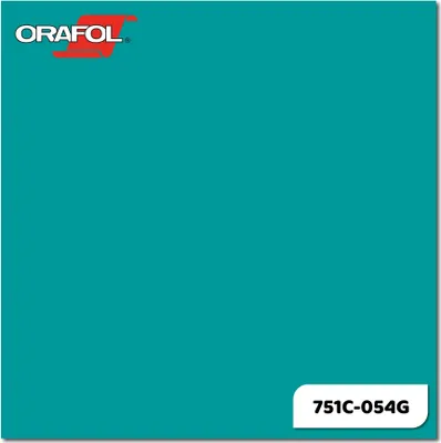 Produktbild von ORAFOL ORACAL 751C Meterware - 054 TURQUOISE in 126 x 100cm