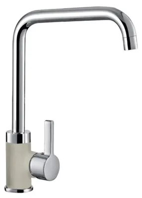 Obrázok produktu pre Kuchynská batéria páková Pyramis Silvio DUO béžová chrómová 090929438